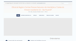 Desktop Screenshot of cartoriosesp.com.br